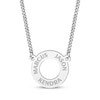 Thumbnail Image 1 of Engravable Small Loop Necklace Sterling Silver 22&quot;