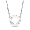 Thumbnail Image 2 of Engravable Small Loop Necklace Sterling Silver 22&quot;