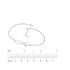 Thumbnail Image 8 of Engravable Infinity Symbol Diamond Accent Name Anklet Sterling Silver 9.5&quot;