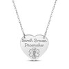 Thumbnail Image 1 of Medical Alert Heart Necklace Sterling Silver 18&quot;
