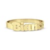 Thumbnail Image 3 of Bubble Print Name Ring 10K Yellow Gold