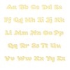 Thumbnail Image 4 of Bubble Print Name Ring 10K Yellow Gold