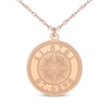 Thumbnail Image 1 of Compass Coordinates Necklace 14K Rose Gold 18&quot;