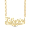 Thumbnail Image 1 of Script Name Necklace 14K Yellow Gold 18&quot;