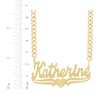 Thumbnail Image 2 of Script Name Necklace 14K Yellow Gold 18&quot;