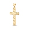 Thumbnail Image 2 of Nugget Cross Charm 10K Yellow Gold