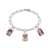 Thumbnail Image 1 of Mini Photo Tag Charm Bracelet Sterling Silver 7&quot;