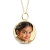 Thumbnail Image 1 of Small Round Photo Charm Necklace 10K Yellow Gold 18&quot;