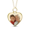 Thumbnail Image 1 of Small Heart Photo Charm Necklace 10K Yellow Gold 18&quot;