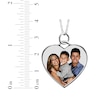 Thumbnail Image 3 of Medium Heart Photo Charm Necklace Sterling Silver 18&quot;