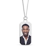 Thumbnail Image 1 of Men's Photo Dog Tag Necklace Sterling Silver 22&quot;