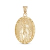 Thumbnail Image 1 of Diamond-Cut Virgin Mary Charm 14K Yellow Gold