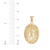 Thumbnail Image 2 of Diamond-Cut Virgin Mary Charm 14K Yellow Gold