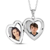 Thumbnail Image 1 of Heart Photo Locket Necklace Sterling Silver 18&quot;