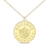 Thumbnail Image 1 of Graduation Name & Year Disc Necklace 14K Yellow Gold 22&quot;