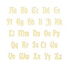 Thumbnail Image 3 of Gothic Name Necklace 10K Yellow Gold 18&quot;
