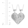 Thumbnail Image 2 of "Te Amo" Heart Necklace Set Sterling Silver 18"