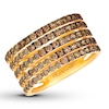 Thumbnail Image 0 of Le Vian Chocolate Ombre Ring 1-1/2 cttw Diamonds 14K Honey Gold