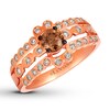 Thumbnail Image 0 of Le Vian Chocolate Diamond Ring 3/4 ct tw 14K Strawberry Gold