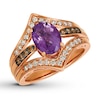 Thumbnail Image 0 of Le Vian Amethyst Ring 1/2 ct tw Diamonds 14K Strawberry Gold