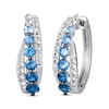 Thumbnail Image 0 of Le Vian Denim Ombre Hoop Earrings 14K Vanilla Gold