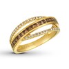 Thumbnail Image 0 of Le Vian Chocolate & Nude Diamond Ring 7/8 ct tw 14K Honey Gold