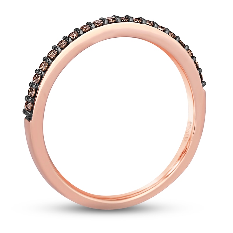 Main Image 3 of Le Vian Diamond Stacking Ring 1/5 ct tw Diamonds 14K Strawberry Gold