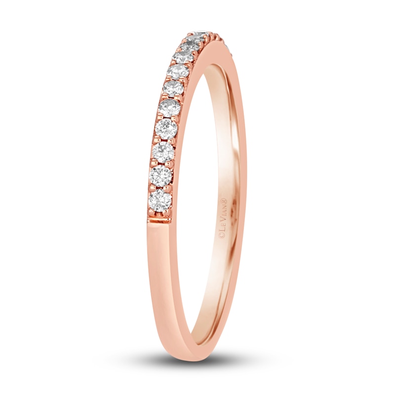 Main Image 4 of Le Vian Diamond Ring 1/5 ct tw 14K Strawberry Gold