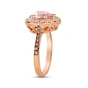 Thumbnail Image 2 of Le Vian Morganite Ring 7/8 ct tw Diamonds 14K Strawberry Gold
