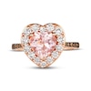 Thumbnail Image 3 of Le Vian Morganite Ring 7/8 ct tw Diamonds 14K Strawberry Gold