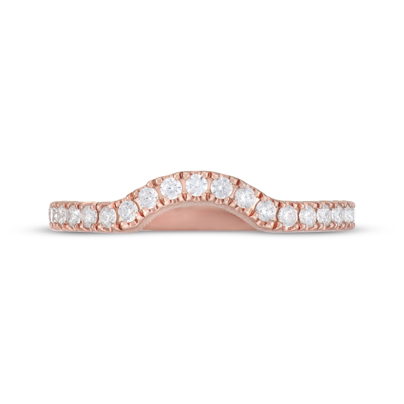 Main Image 9 of Neil Lane Diamond Wedding Band 3/8 ct tw Round-cut 14K Rose Gold