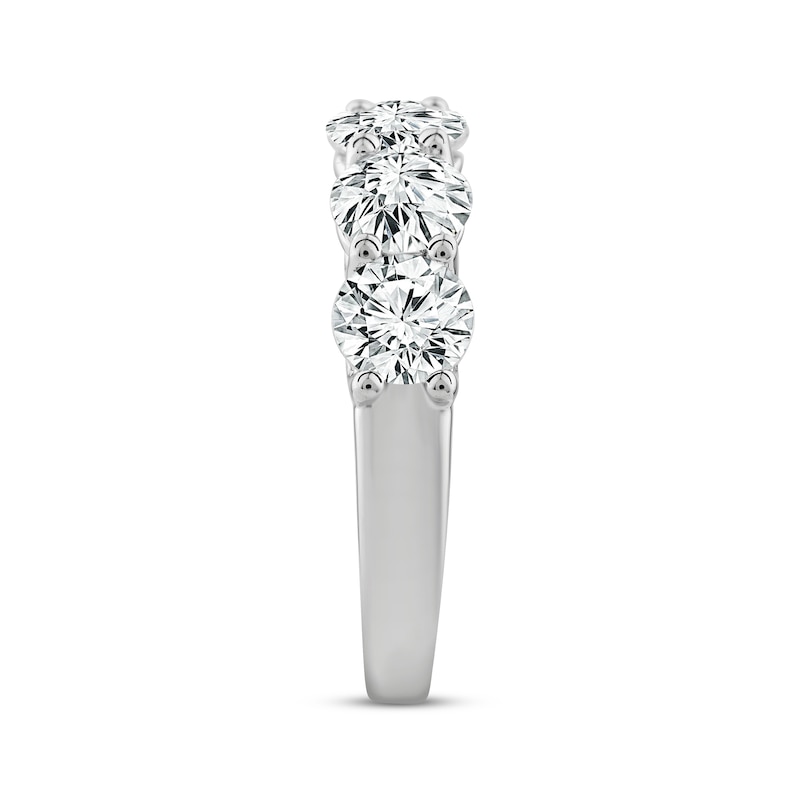 Main Image 2 of Lab-Grown Diamonds Anniversary Band 2-7/8 ct tw Round-cut 14K White Gold