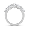 Thumbnail Image 3 of Lab-Grown Diamonds Anniversary Band 2-7/8 ct tw Round-cut 14K White Gold