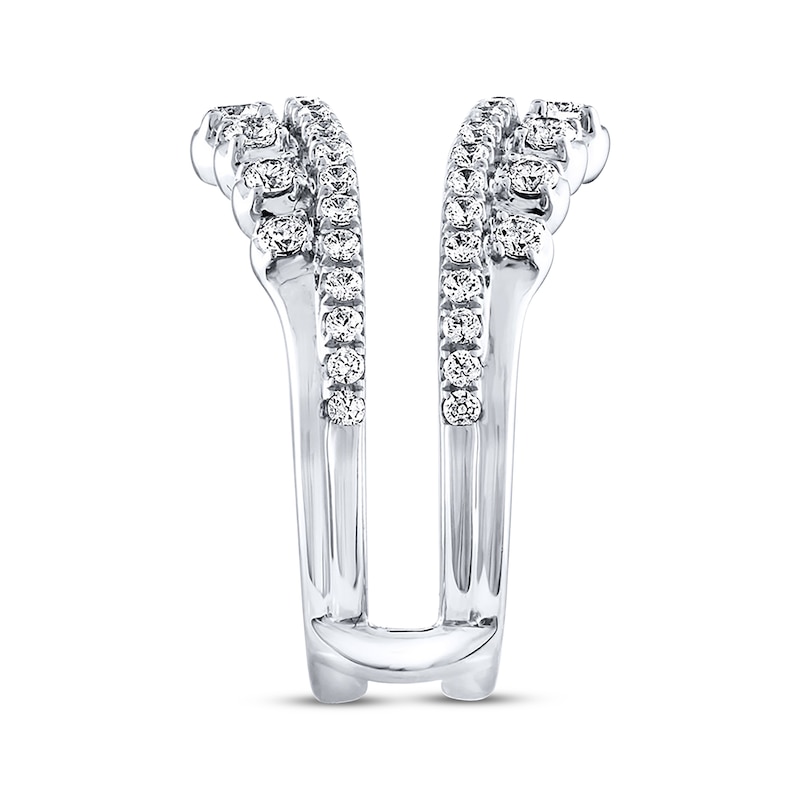 Main Image 3 of THE LEO Diamond Enhancer Ring 1 ct tw Round-cut 14K White Gold