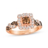 Thumbnail Image 1 of Le Vian Chocolate Twist Diamond Ring 7/8 ct tw 14K Strawberry Gold