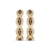Thumbnail Image 2 of Le Vian Chocolate Waterfall Round-Cut Diamond Hoop Earrings 7/8 ct tw 14K Honey Gold