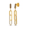 Thumbnail Image 1 of Le Vian Diamond Drop Earrings 3/8 ct tw 14K Honey Gold
