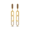 Thumbnail Image 1 of Le Vian Diamond Drop Earrings 3/8 ct tw 14K Honey Gold