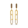 Thumbnail Image 2 of Le Vian Diamond Drop Earrings 3/8 ct tw 14K Honey Gold