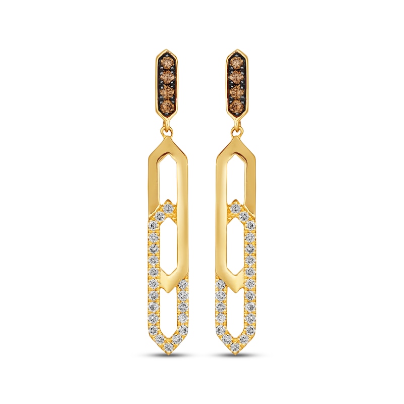 Le Vian Diamond Drop Earrings 3/8 ct tw 14K Honey Gold