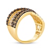 Thumbnail Image 3 of Le Vian Chocolate Diamond Crossover Ring 1 5/8 ct tw 14K Honey Gold