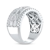 Lab-Created Diamonds by KAY Baguette & Round-Cut Anniversary Band 1-1/2 ct tw 14K White Gold