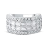 Lab-Created Diamonds by KAY Baguette & Round-Cut Anniversary Band 1-1/2 ct tw 14K White Gold