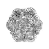 Thumbnail Image 2 of Diamond Seven-Stone Flower Necklace 1/2 ct tw 10K White Gold 18&quot;