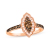 Thumbnail Image 1 of Le Vian Diamond Scalloped Ring 1/2 ct tw 14K Strawberry Gold