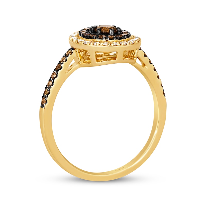 Main Image 3 of Le Vian Diamond Halo Ring 5/8 ct tw 14K Yellow Gold