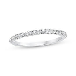 Threads of Love Diamond Wedding Band 1/5 ct tw 14K White Gold