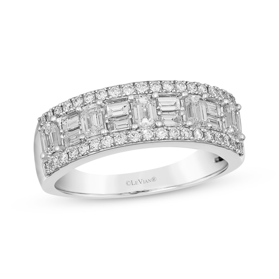 Le Vian Vault Diamond Geometric Ring 1-1/6 ct tw Platinum Size 7