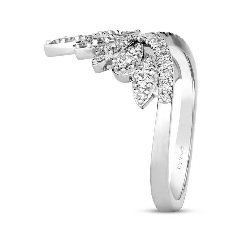 Main Image 2 of Le Vian Diamond Chevron Ring 7/8 ct tw Platinum Size 7