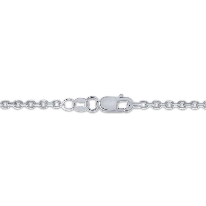 Main Image 4 of Diamond &quot;Y'all&quot; Necklace 1/10 ct tw 10K White Gold 18&quot;